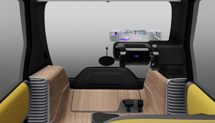 Интерьер Toyota Ultra-Compact BEV Business Concept 2019 года  (фото 5 из 5)